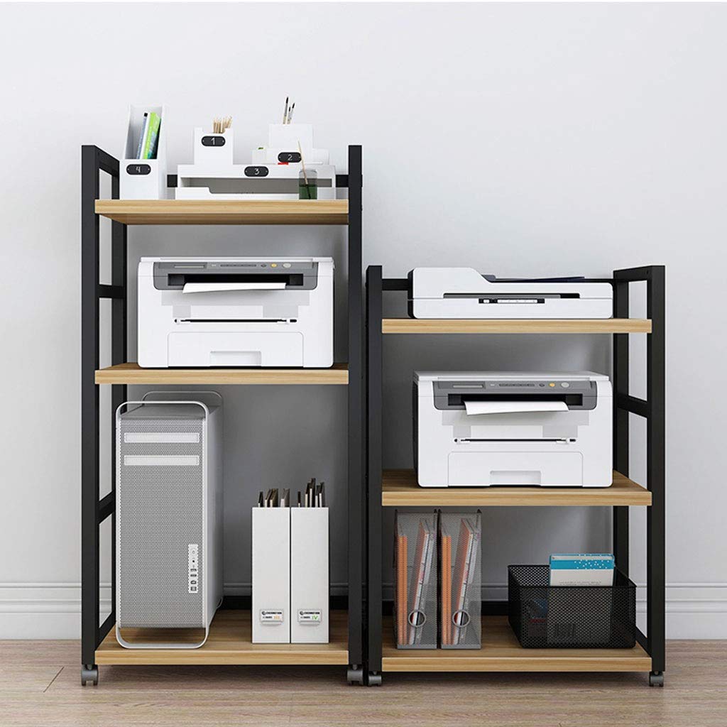 Supporto per Stampante Supporto stampante desktop a più strati di Movable Desktop telaio Rack Stampa Copia All-in-one rack di stoccaggio Scaffale, Book Shelf Organizzatore di Archiviazione Desktop