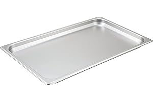Winco Drain Pans | #SPF1 Full-Sized Stainless Steel Collection