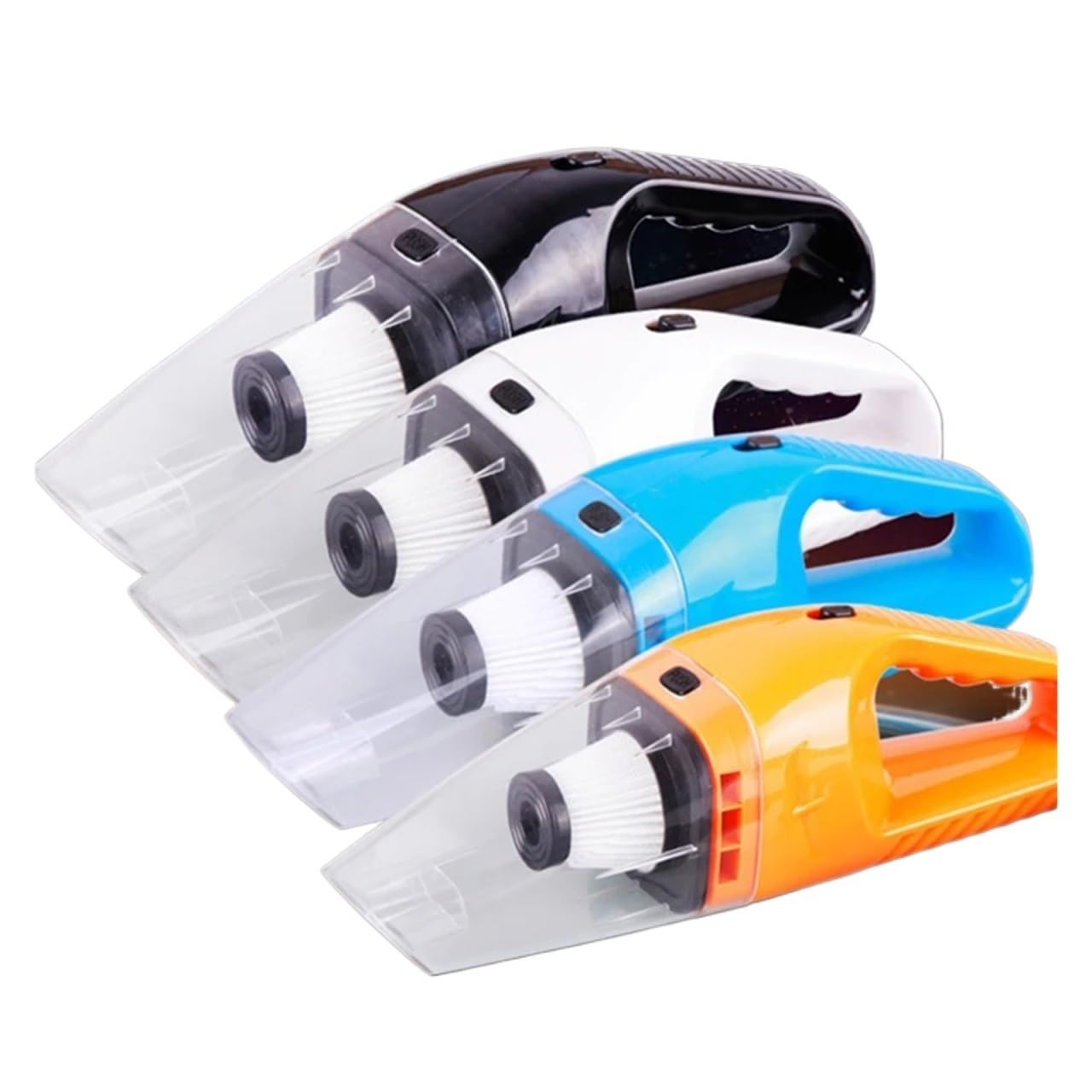 Aspiradora portátil mini de mano for coche, 12 V, 120 W, doble uso, for uso húmedo y seco, con súper succión y filtro HEPA desmontable.(Blauw)