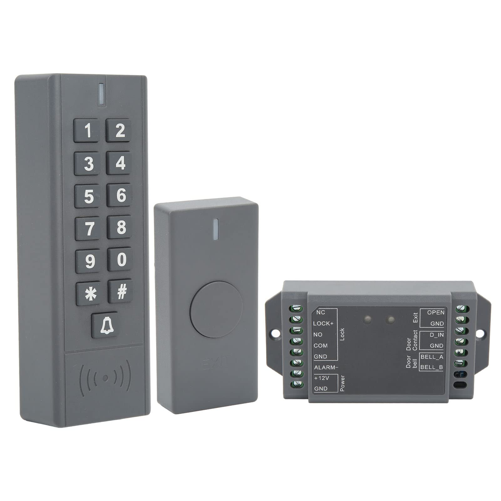 Tastatur-Zugangskontrollsystem IP66 Wasserdichter Ausweis Wireless Access Controler Smart Lock Keyless Entry TüRschloss Robust Geeignet FüR Home Office Hotel