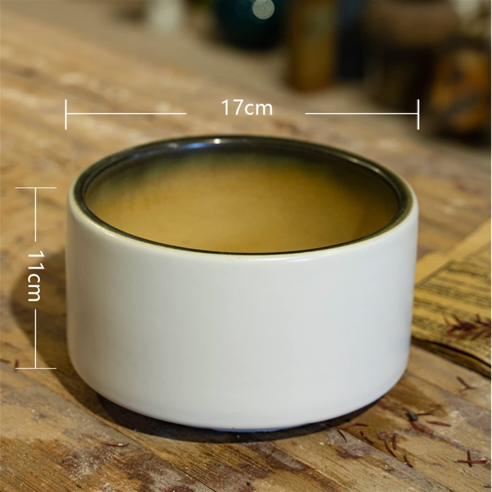 Doniczka na rośliny doniczkowe, doniczka na sukulenty, biała mini doniczka ceramiczna 4,3 cala, porcelanowa doniczka cylindryczna z otworem drenażowym