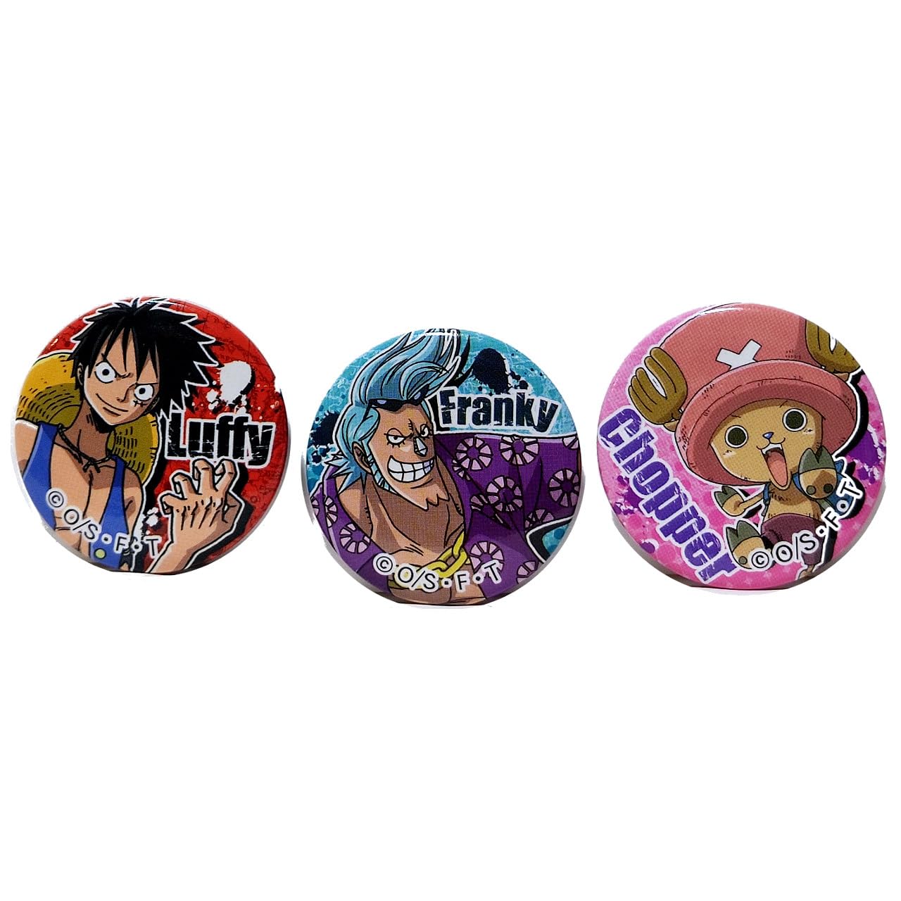 ワンピース　オールフェイス　缶バッチ　セット ワンピース 箔押しカンバッジ2個セット ルフィ グッズ 缶バッジ