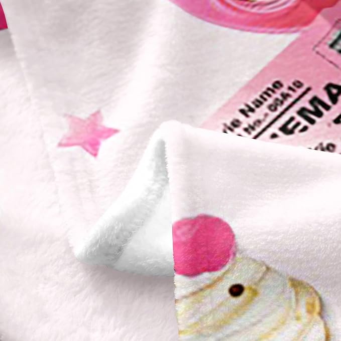 Manta de felpa rosa para sofá 40x50 pulgadas miniatura 5