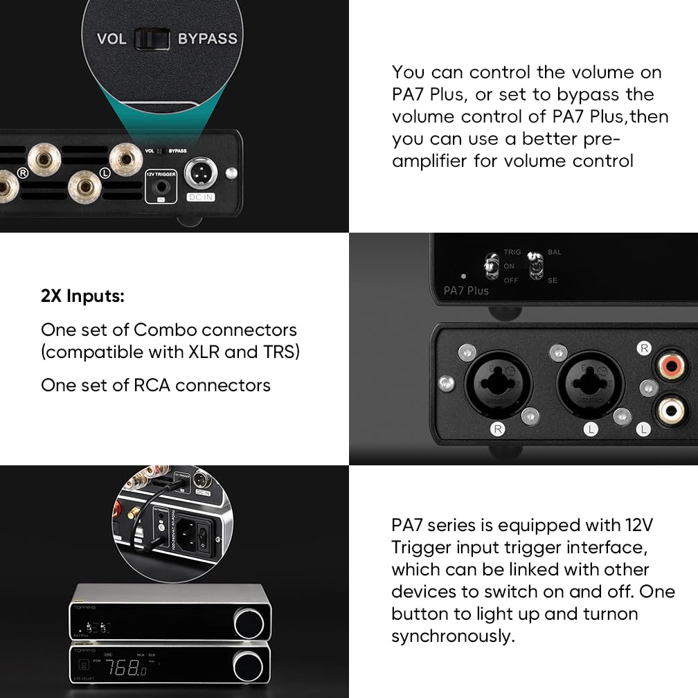 Amazon.co.jp: TOPPING PA7 フルバランスパワーアンプ、XLR/RCA/TRS 
