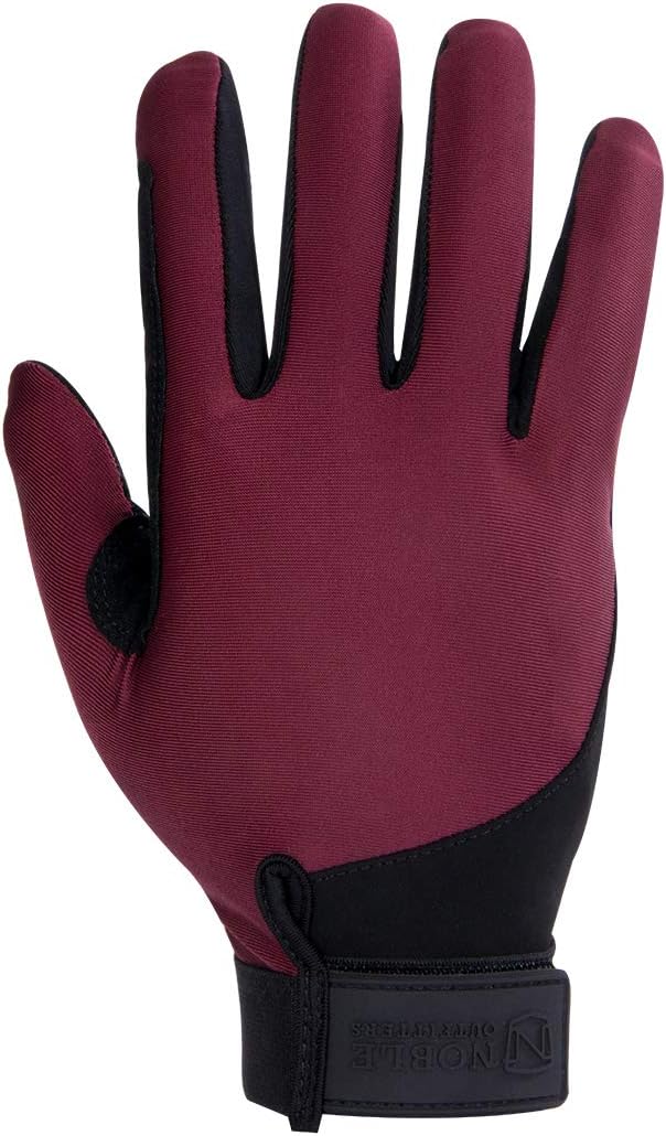 Noble Outfitters Riding Gloves Merlot 9