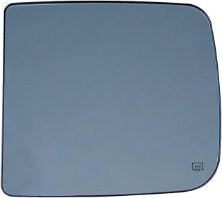 Heated Repl. Glass Right Passenger Side Compatible with Dodge Ram 1500 2500 3500 2009 2010 2011 2012 2013 2014 2015 2016 2018 2019 2020 tow flat mirror big lens
