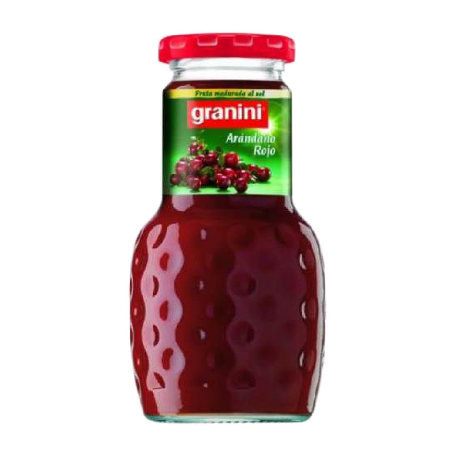 Refrescos y Mixers Caja de 24 unidades Granini Arándanos 100% Exprimido con Pulpa Botellín 20 cl