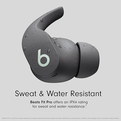 Miniatura 9 de Beats by Dr. Dre Fit Pro Auriculares intrauditivos inalámbricos con cancelación de ruido, color gris salvia (renovado prémium)