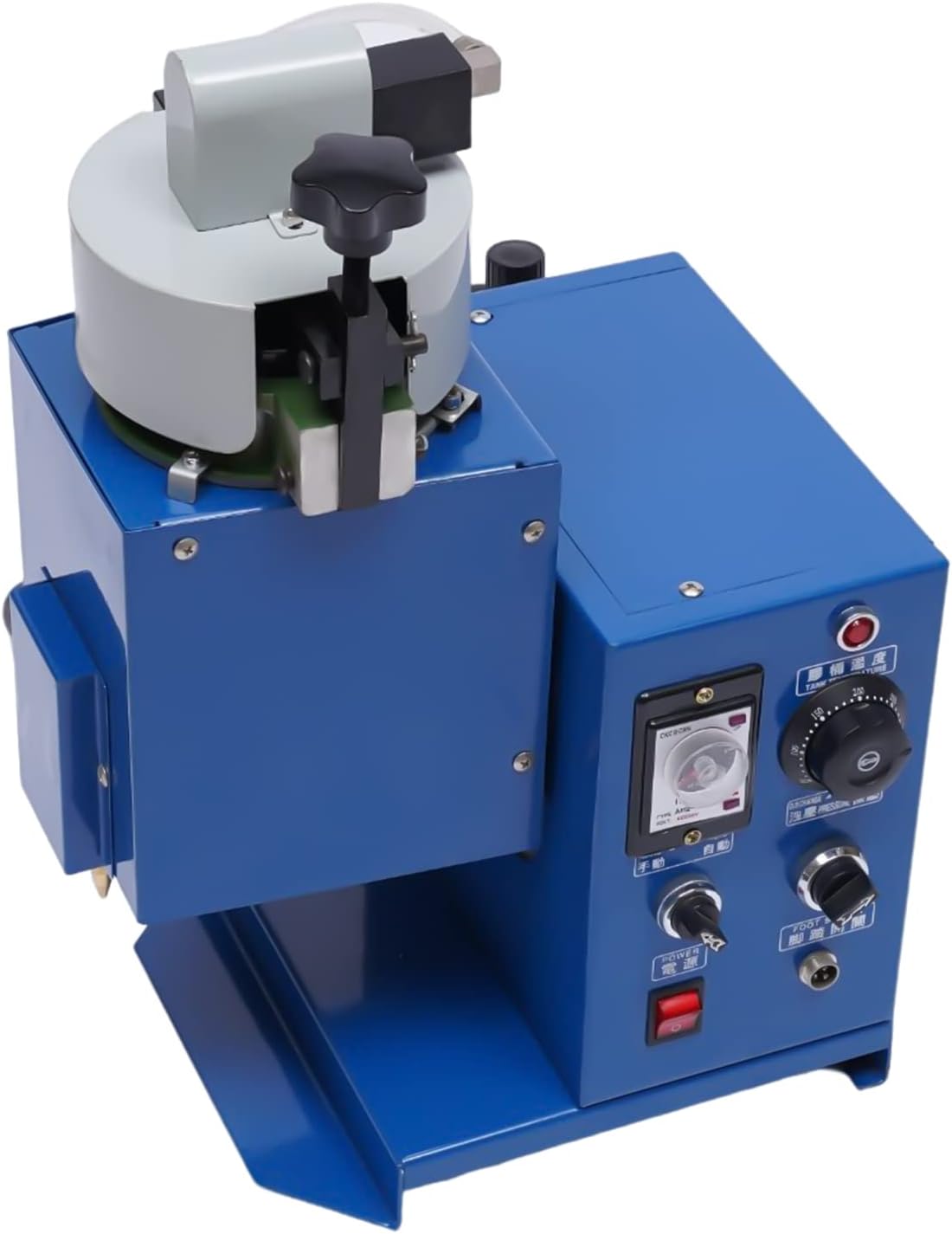 Hot Melt Glue Dispensers, 1250W Commercial Hot Melt Glue Spray Injecting Machine, Hot Melt Glue Gluing Machine, 302-392℉ Semi Auto/Manual Operations Countertop Hot Melt Glue Dispenser for DIY Design