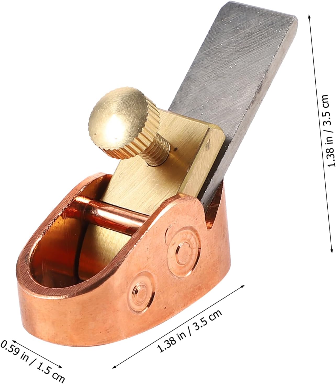 POPETPOP 2pcs Woodworking Hand Plane Tool for Violin and Makers Mini Thumb Planer for Instrument Crafting Material for Woodworking Projects