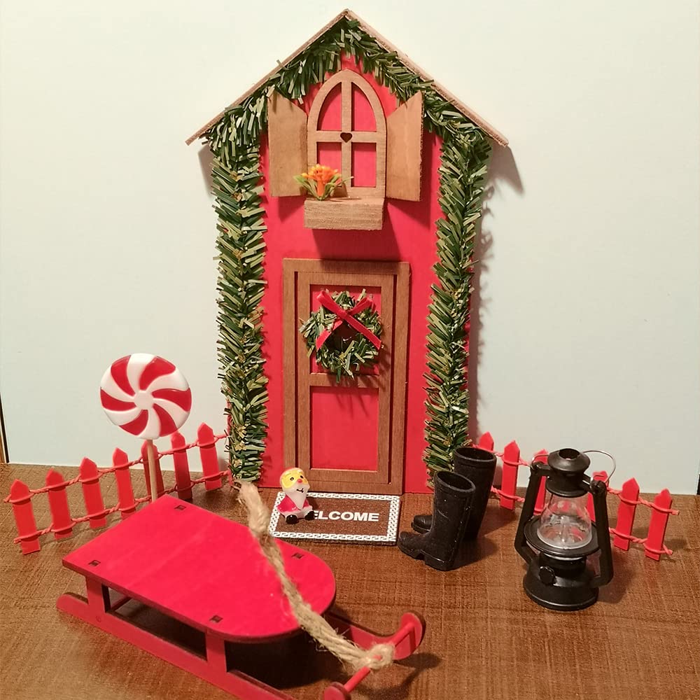19 Kits Porte Lutin Farceur De Noël, Accessoire Maison De