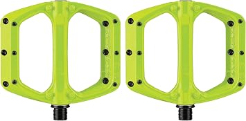 Spank Spoon DC Pedals (أسود ، 100x105 مم) ، 20 دبابيس مجمعة مسبقًا للقبضة المضافة ، دواسات لركوب الدراجات الجبلية ، الأفضل لـ ASTM 5 ، كل الجبال ، تريل ، إندورو ، ركوب مجاني ، DH, الدراجة الإلكترونية (90x105) KIDS