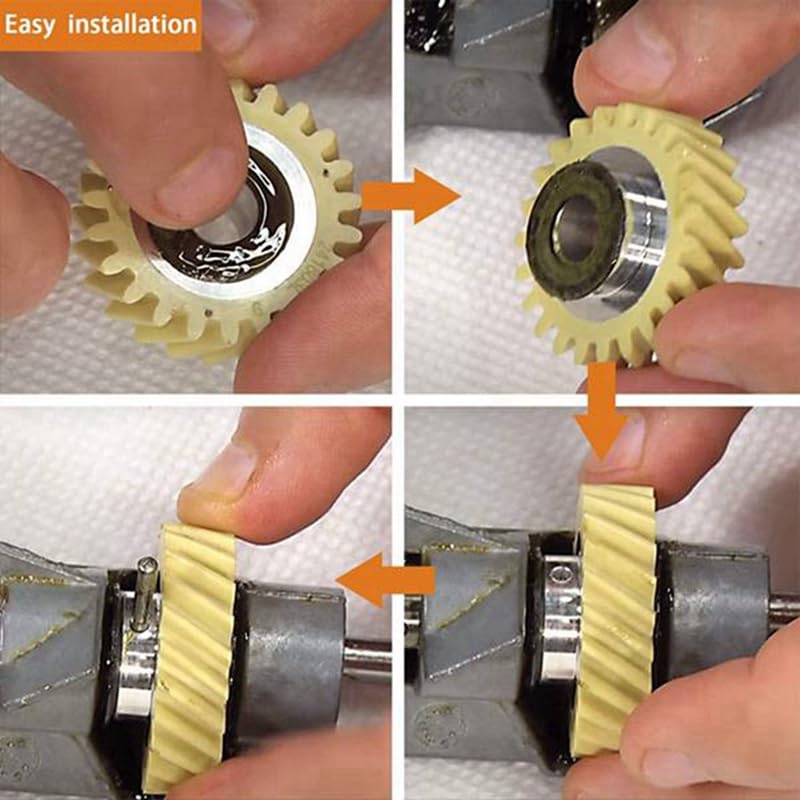 Kit de engranaje de tornillo sin fin para recuperar el rendimiento original de la batidora 5