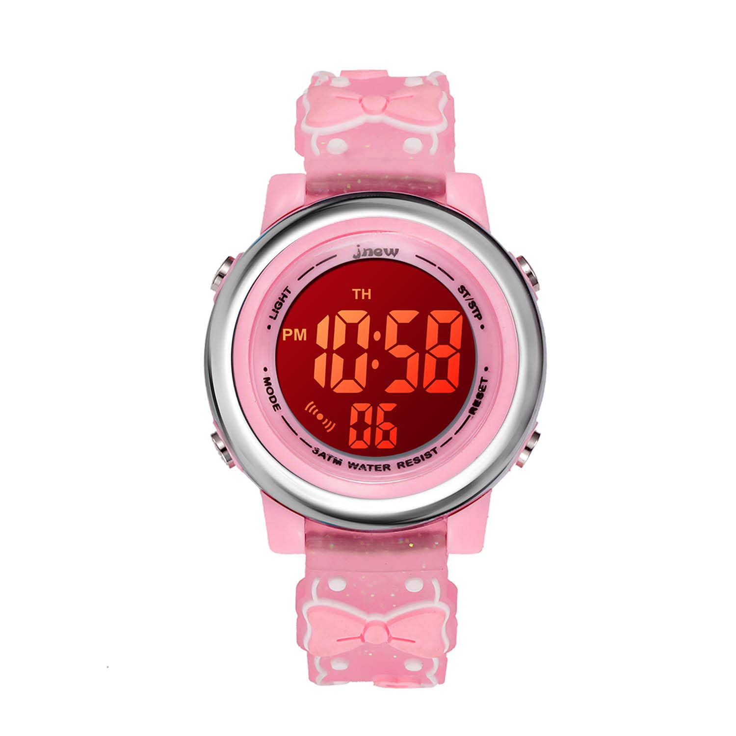 Kids Digital Sport Waterproof Watch for Girls Boys, Kid Sports Outdoor LED Electrical Watches with Luminous Alarm Stopwatch Child Wristwatch