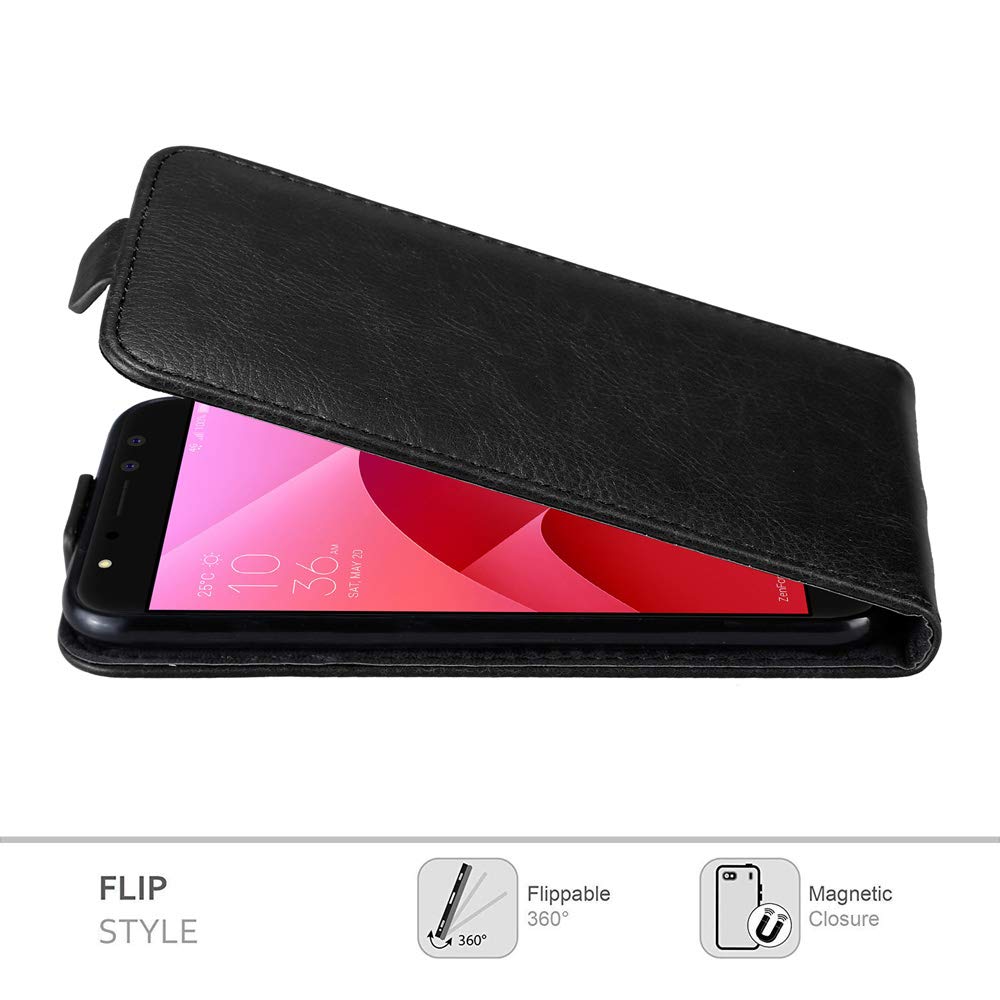 CADORABO Cover Con Chiusura Magnetica, Funzione Stand E Tasca Per Le Carte Custodia Per Cellulare Per Zenfone 4 Selfie Pro Classy Argento 86058339