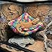 HaiFafafaing Hanging Reptile Hammock - Double-Layer Soft Bearded Dragon Hammock - Breathable Habitat Decoration Hanging Swing for Lizard Gecko Chameleon with Suction Cups