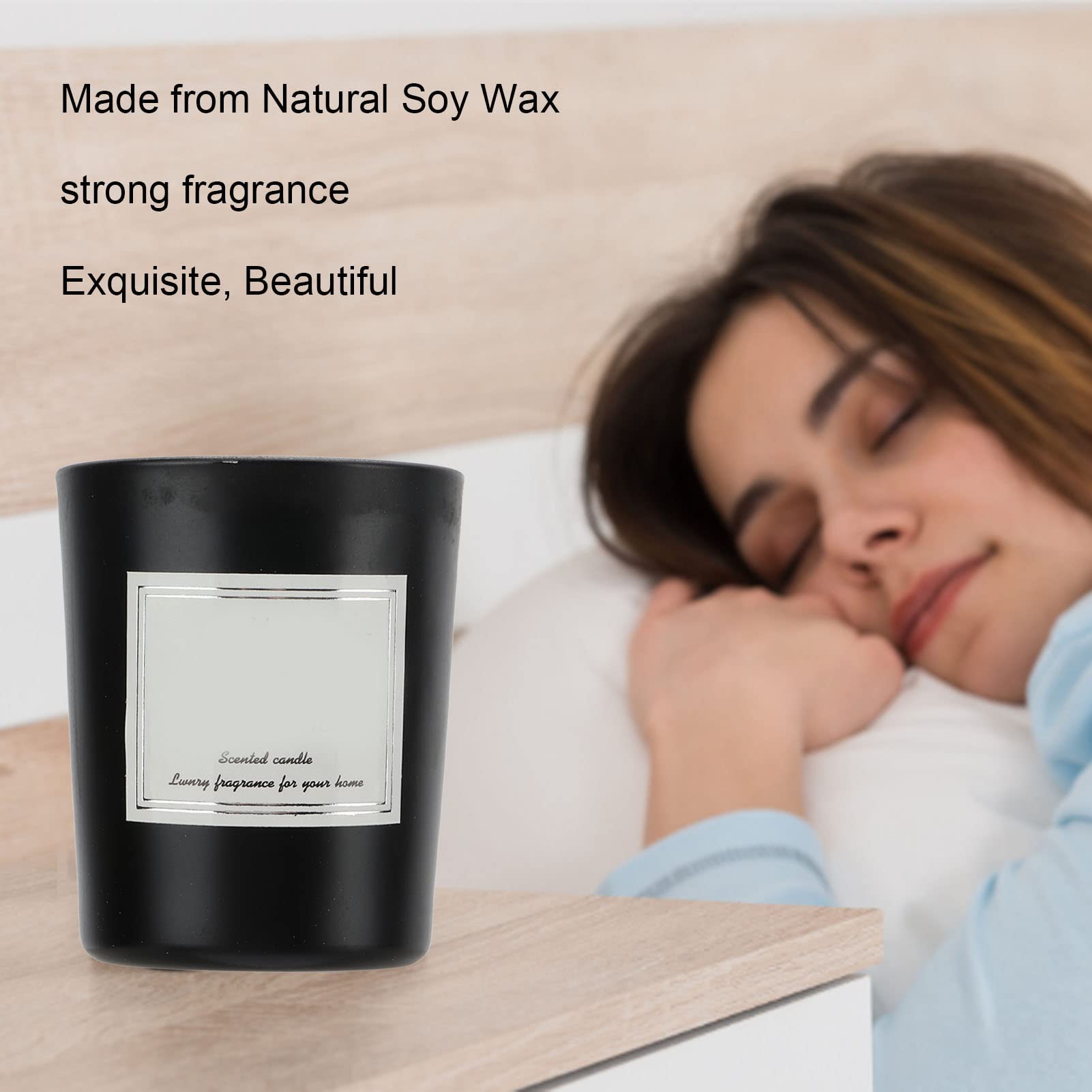 Scented Candle, Candles for Home Scented, Aromatherapy Candles Gifts for Women Soy Wax Long Lasting Amber Jar Candles for Valentine Birthday Mother's Thanksgiving Day Present