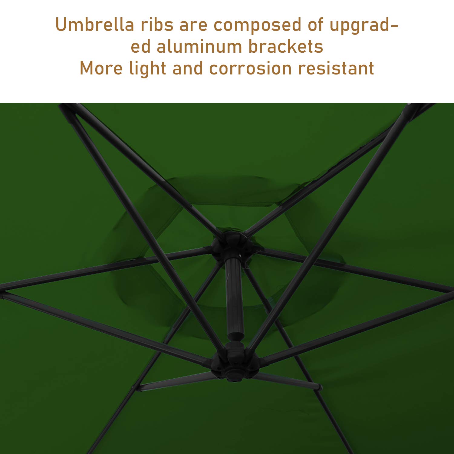 Parasol przeciwsłoneczny, parasol przeciwsłoneczny z korbą, dostępny w wielu kolorach, ochrona przed promieniowaniem UV