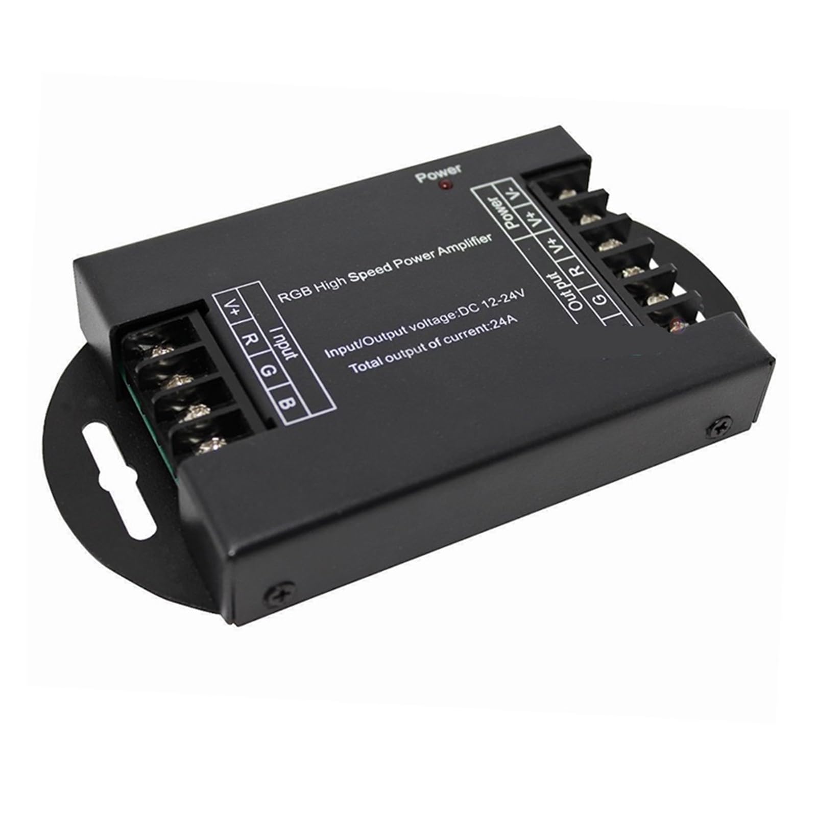DC12-24V LED RGB Amplifier 24A 3-Channel high-Speed Power Output 288W Amplified Strip Light Repeater
