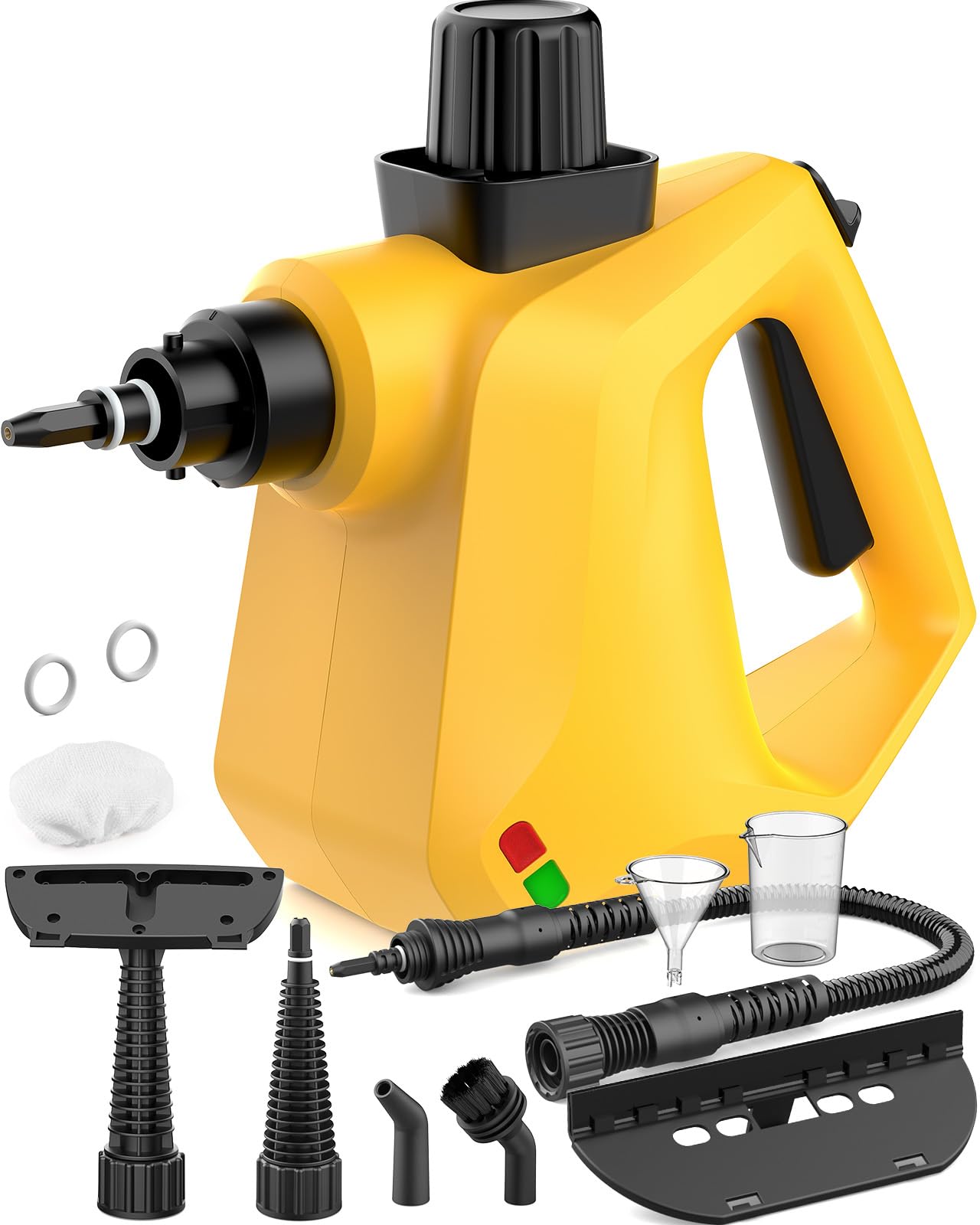 Steam Cleaner DynVapor Pressurized Deep Cleaning Handheld Steam Cleaner for Home Multi-Purpose Natural Steamer with 9 PCS Accessories