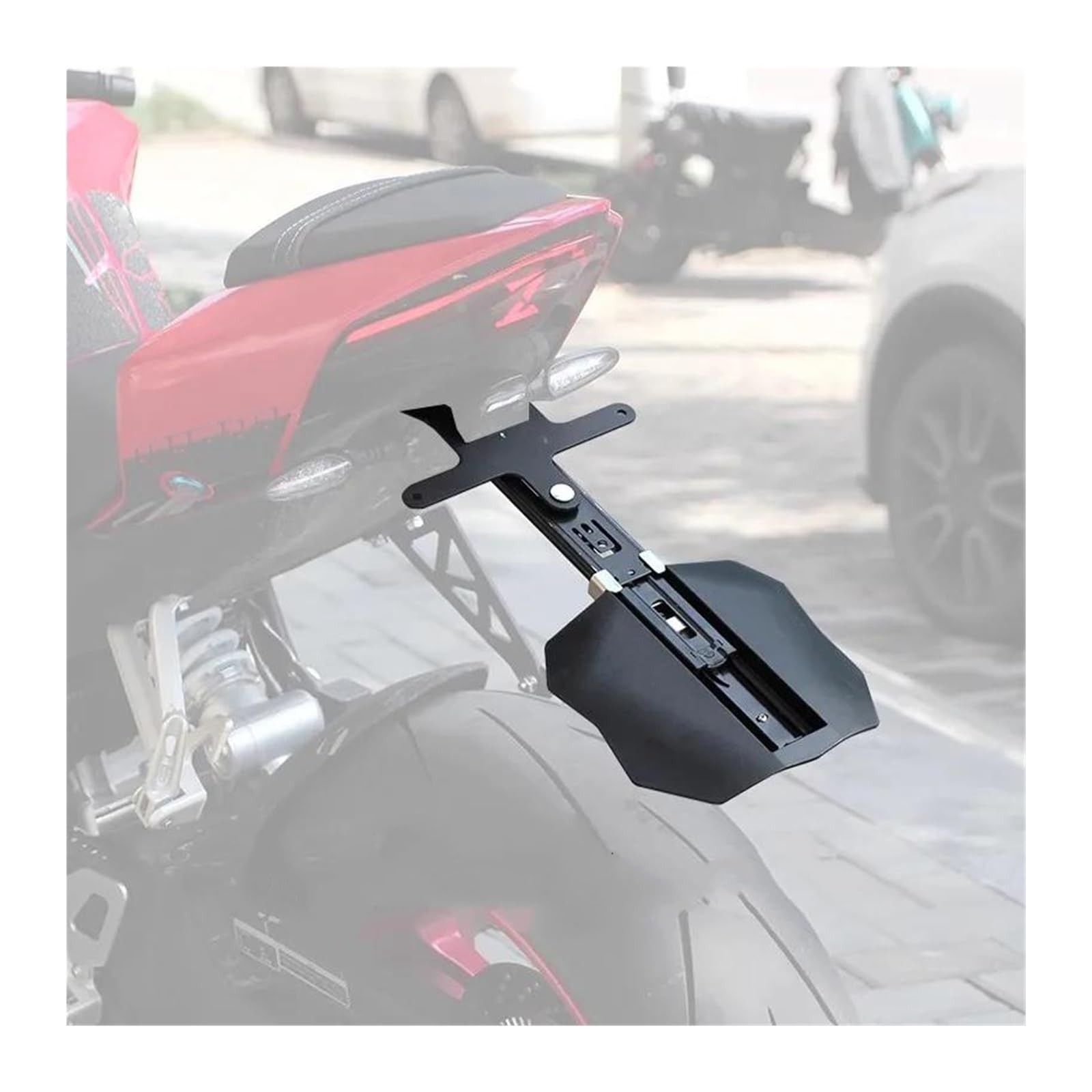 Dla ZX500RR Uchwyt Na Tablicę Rejestracyjną Motocykla Tylny Błotnik Eliminator Uchwyt Tablicy Rejestracyjnej Motocykla(Fender with Plate)