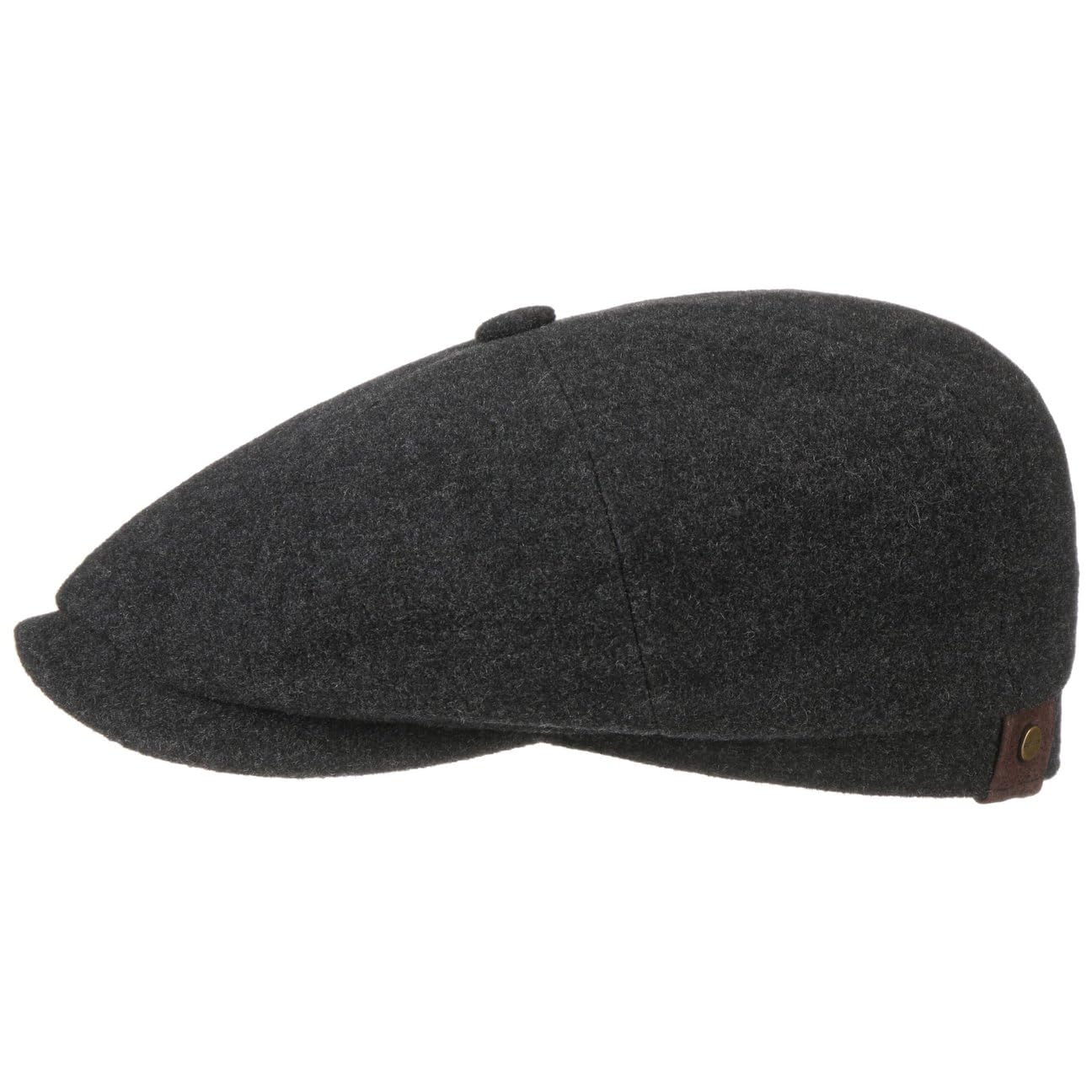 Stetson Hatteras Noir Flat Cap All-Year Cashmere Blend Men Women