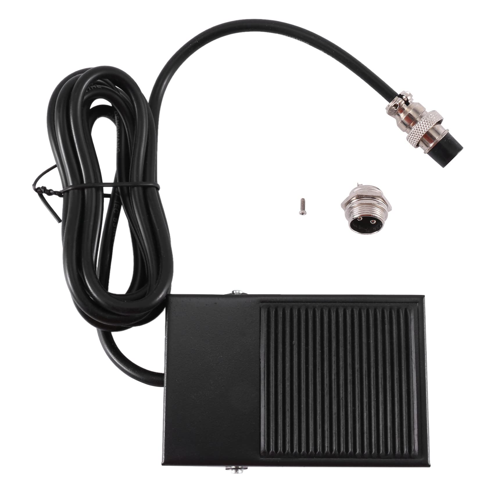 Hopbucan 2 Pins Foot Pedal Power Controller Switch Hands-Free for TIG ATGW Plasma Cutting Cutter Welder Spot(2 Pins)