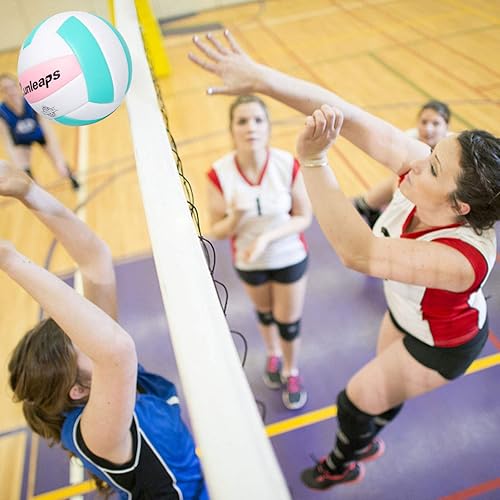 Miniatura 6 de Runleaps - Pelota de voleibol suave para interior y exterior resistente al agua para piscina gimnasio interior tamaño 5
