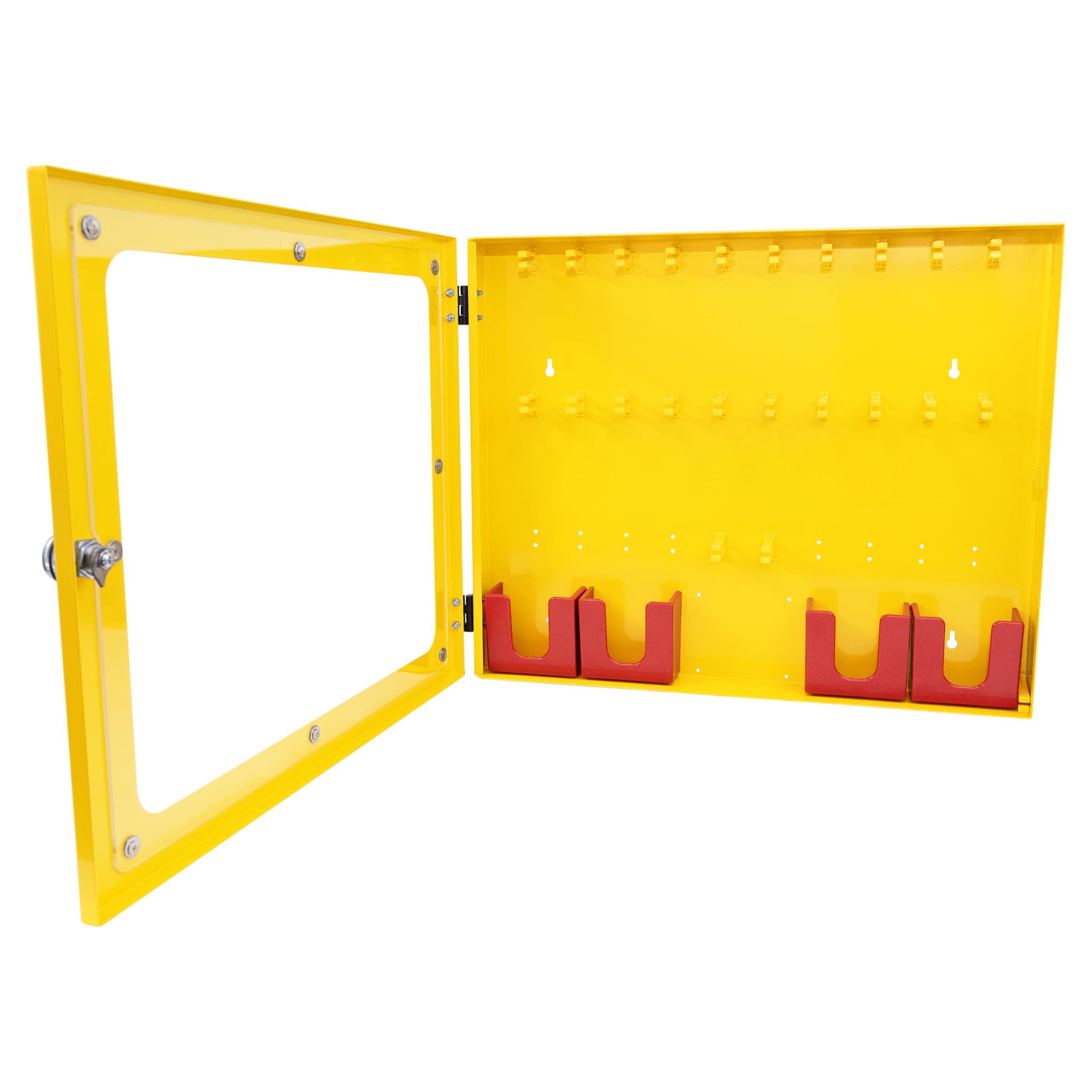 TRADESAFE Estación de etiquetado de bloqueo, estación de etiquetado de bloqueo sin llenar, no incluye dispositivos Loto, kit de montaje en pared, estación de bloqueo 22-1/2 x 18 x 3 pulgadas