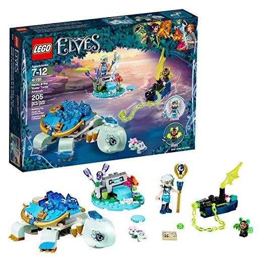 LEGO Elves Naida & The Water Turtle Ambush 41191 Building Kit (205 Pieces)