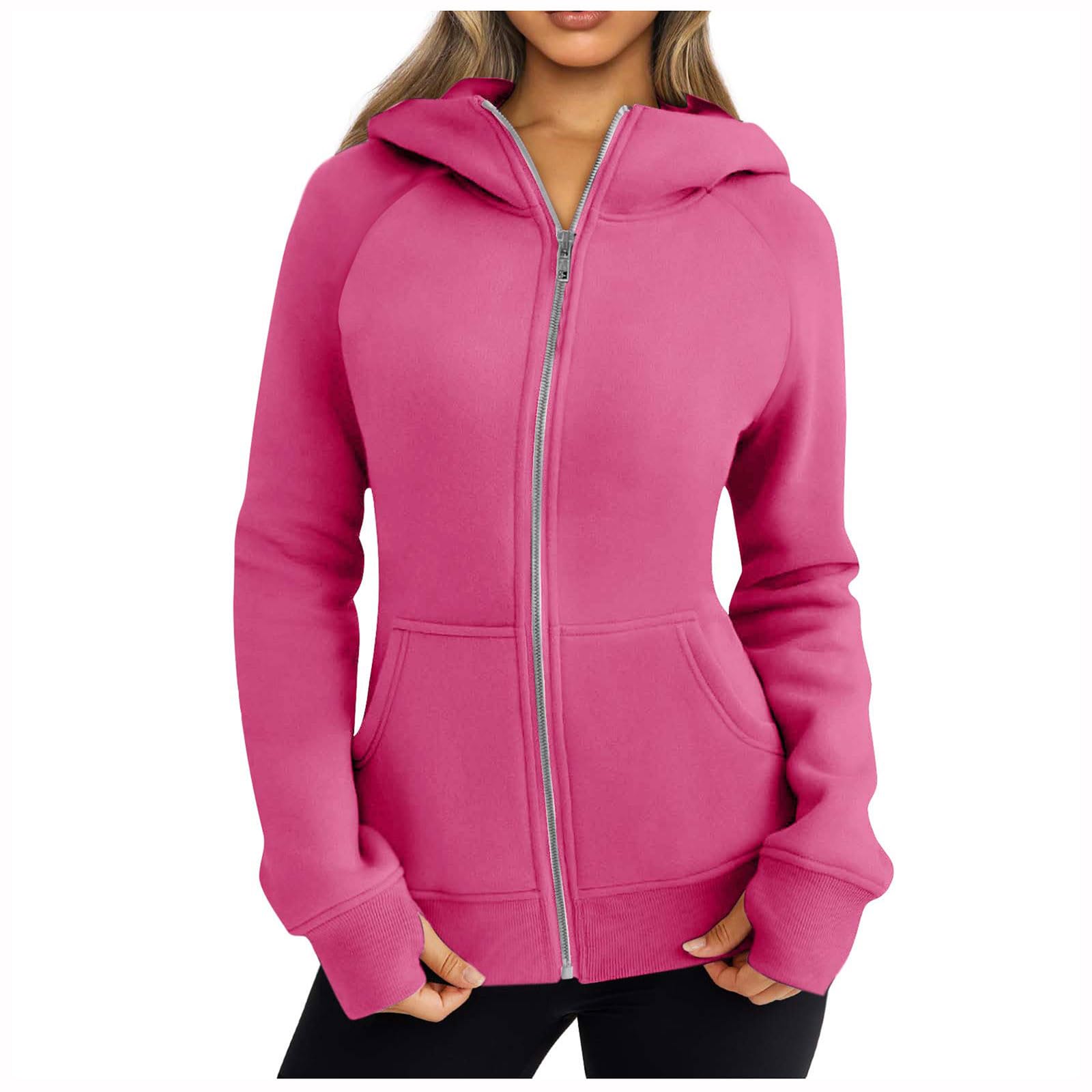 Dyhxuan Winter Coat Women's Imitation Cashmere Cardigan Elegant Lapel Cardigan Winter Warm Pullover Jacket Open Front Coat Loose Winter Jacket Plain Knitted Jumper, pink, M