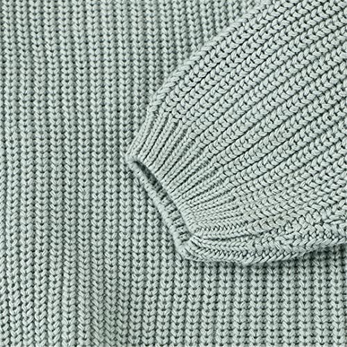 Kids Boys Girls Long Sleeve Pure Color Knit Sweater Kids Pullover Sweaters4