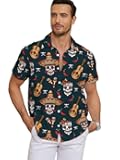 Halloween Button-Down Shirt - Stylish and Comfortable Men's Hawaiian Shirt