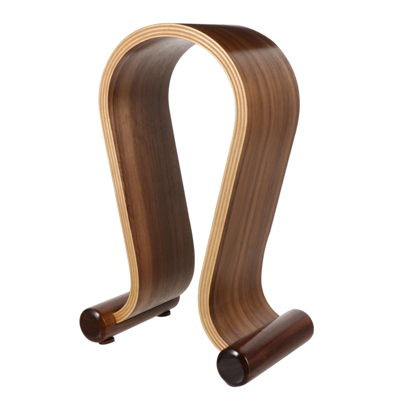 LIFKOME Supporto Cuffie da Tavolo in Legno Sostegno Auricolari Stabile e Salvaspazio per Scrivania Porta Cuffie Gaming Design Compatto e Robusto per Oggetti Scrivania