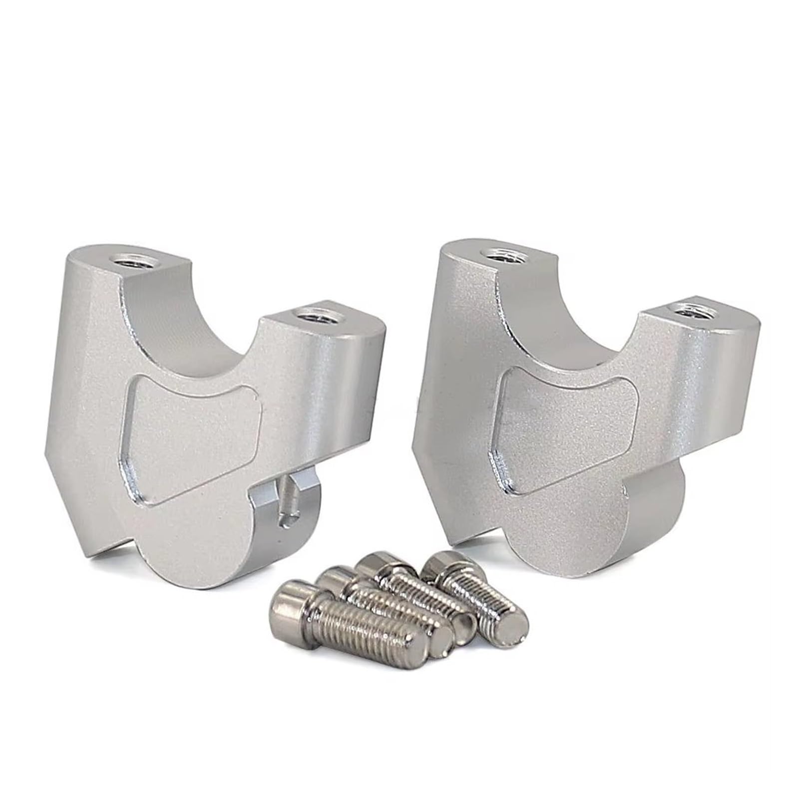 Moto Elevador de Manillar para CB 500 X CB500X 2020 Manillar Elevador Altura hacia Arriba Se Mueve hacia Atrás Adaptador Abrazadera Motocicleta 28MM Elevador Manillar Moto Manillar Elevador(Blanco)