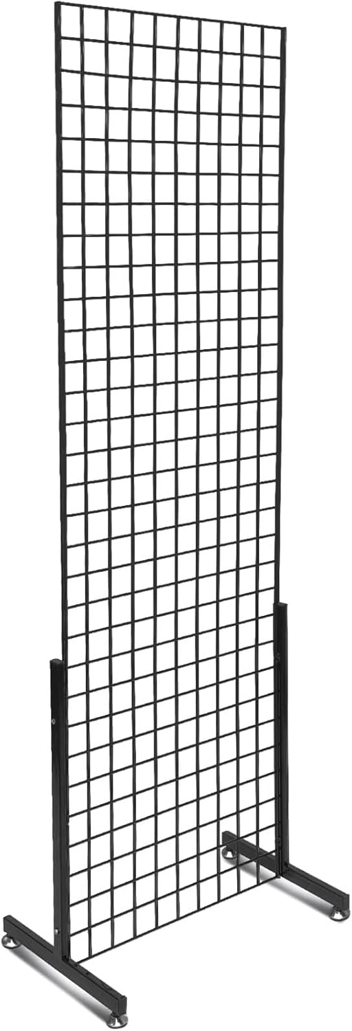 Zonon 2 x 6ft Standing Gridwall Panel Tower Grid Wall with