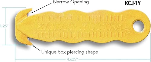 Miniatura 3 de 100 cortadores de cajas de seguridad Kutter - Abridor de paquetes de seguridad Safex - Cortador de cartón utilitario paquete económico (100,