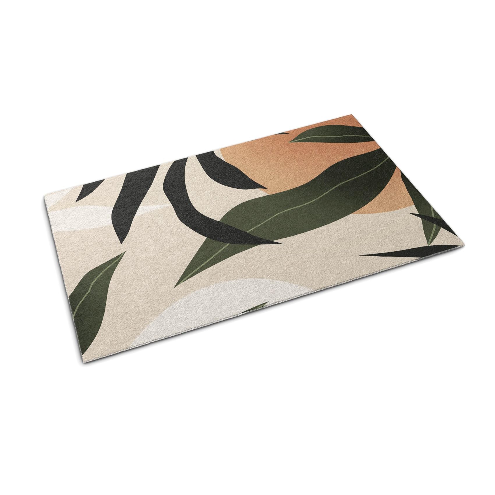 Tapis résistant 150x100cm Abstraction Tropicale pour entrée de maison