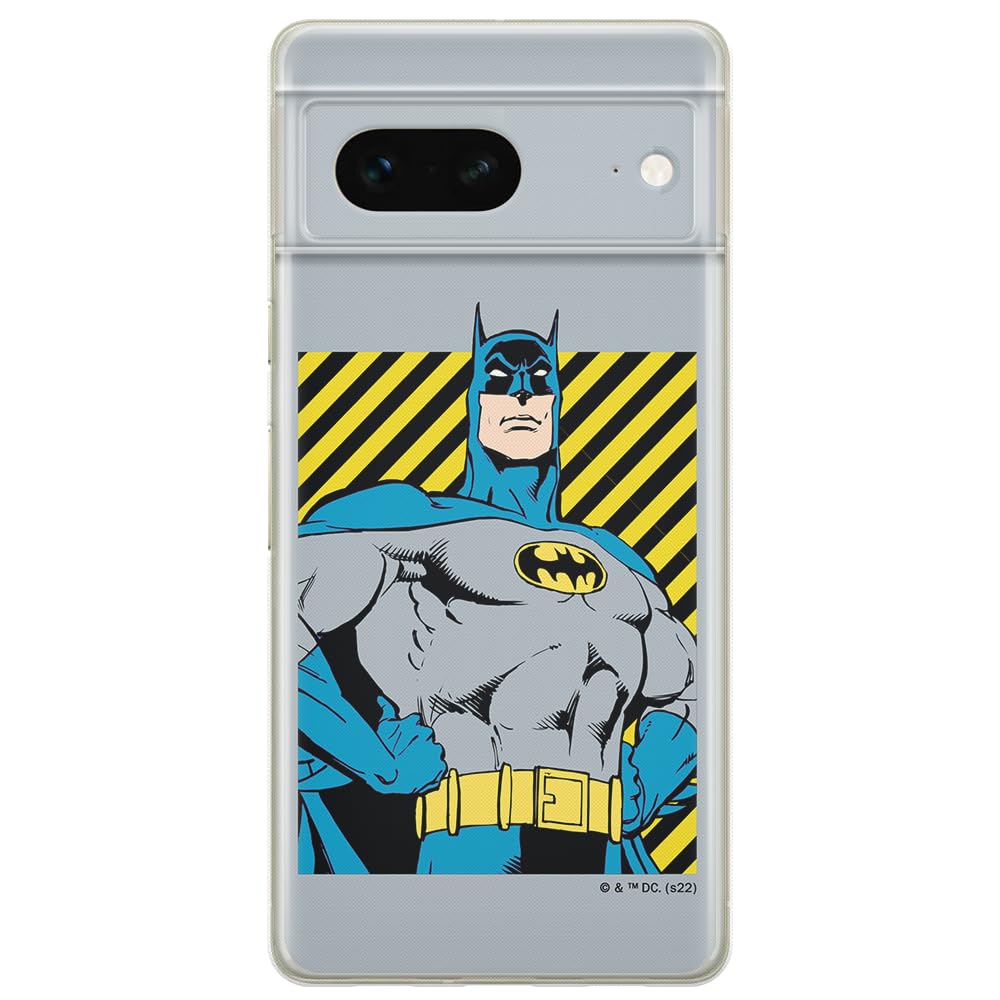 ERT GROUP mobile phone case for Google PIXEL 7 original and officially Licensed DC pattern Batman 069 optimally adapted to the shape of the mobile phone, case made of TPU