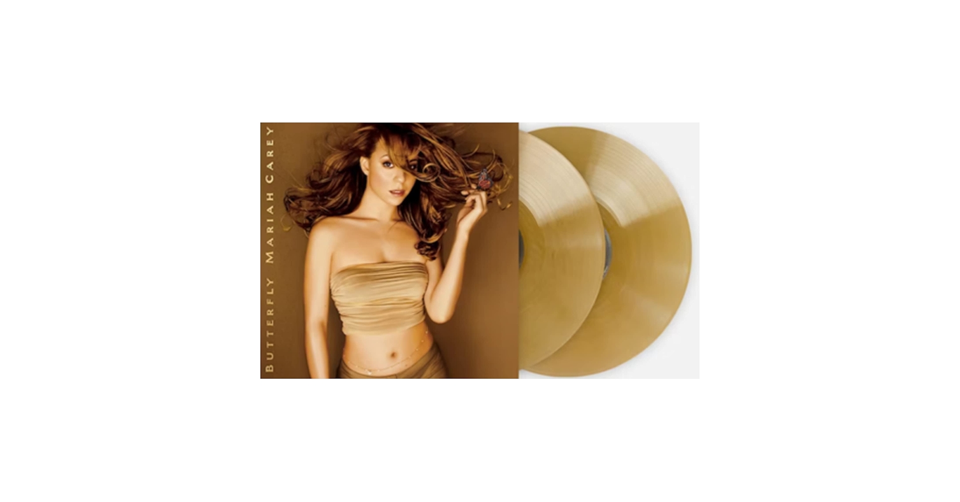 Mariah Carey Butterfly マライア VMP Mariah Carey - Butterfly CHAMPAGNE WAVE VMP VERSION Vinyl LP