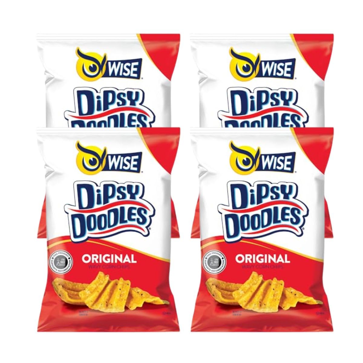 Amazon.com: Wise Original Dipsy Doodles Wavy Corn Chips 9.25 oz