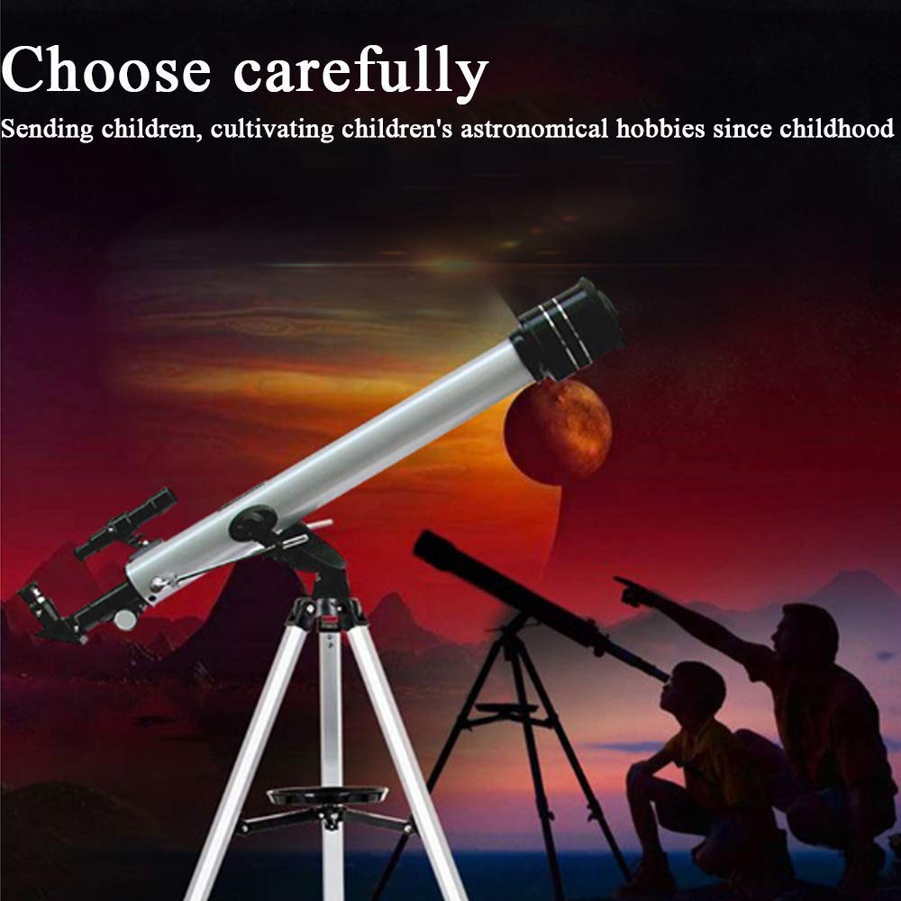 Telescopio para niños y Principiantes, telescopio astronómico de un Solo Tubo, Espejo de visualización 525 Veces, observación de Estrellas, introducción al Estudiante, Regalo de cumpleaños, Regalo de