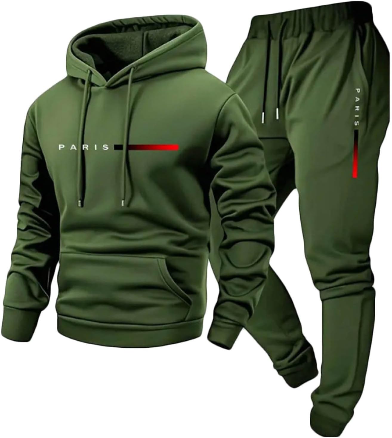 Sweatsuits For Men 2 Piece Hoodies And Joggers Set Casual Athletic Sweatpants Hooded Sweatshirt Track Suit