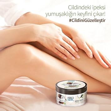 Arko NEM Luxurious Moisturising Cream | Coconut Milk Formula | 250Ml Tub | Lightweight Suitable For Daily Use