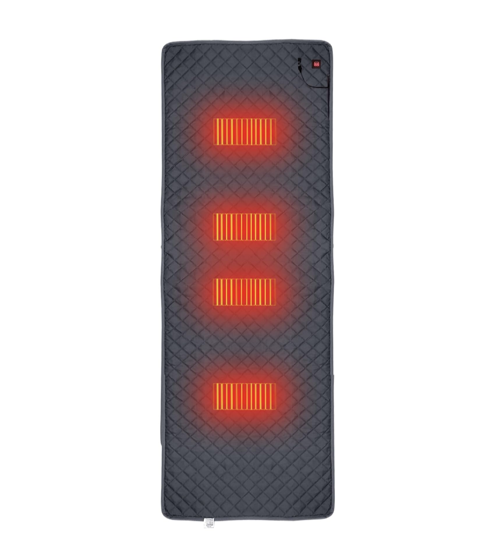 Zimowa podgrzewana wkładka do śpiwora, elektrycznie podgrzewana podkładka do spania przez USB, ogrzewacz kempingowy, 3-sezonowa, lekka, izolowana podkładka do spania z workiem kompresyjnym, do