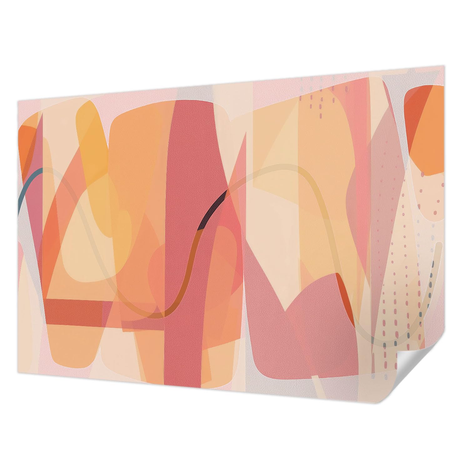 Papier peint moderne séjour et chambre fresque murale lavable 152x104