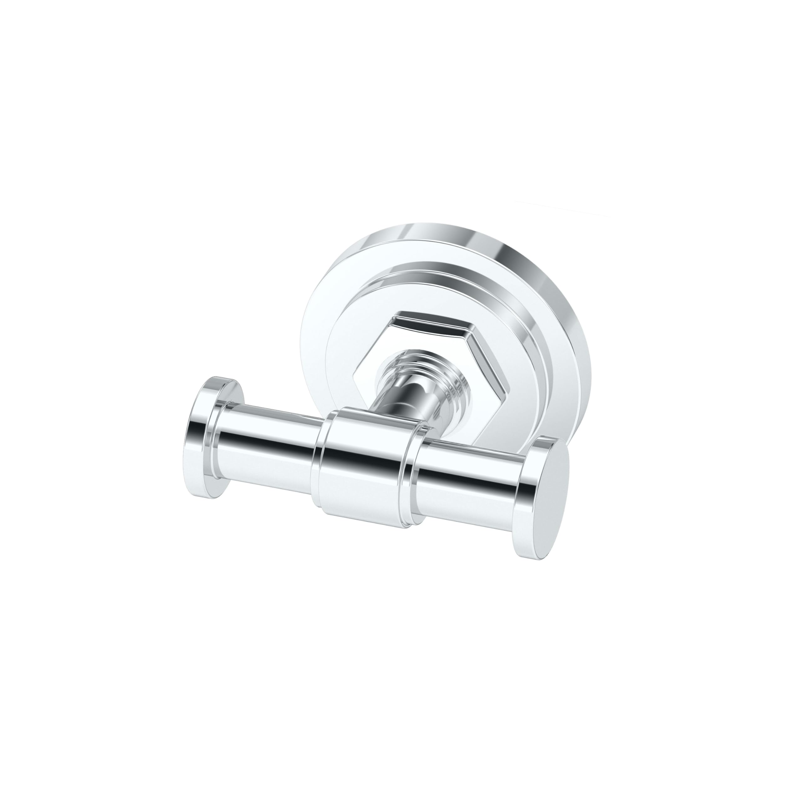 Gatco 5425 Lizzie Single Robe Hook, Wall Mounted Hook for Bathroom Towels & Robes, Chrome