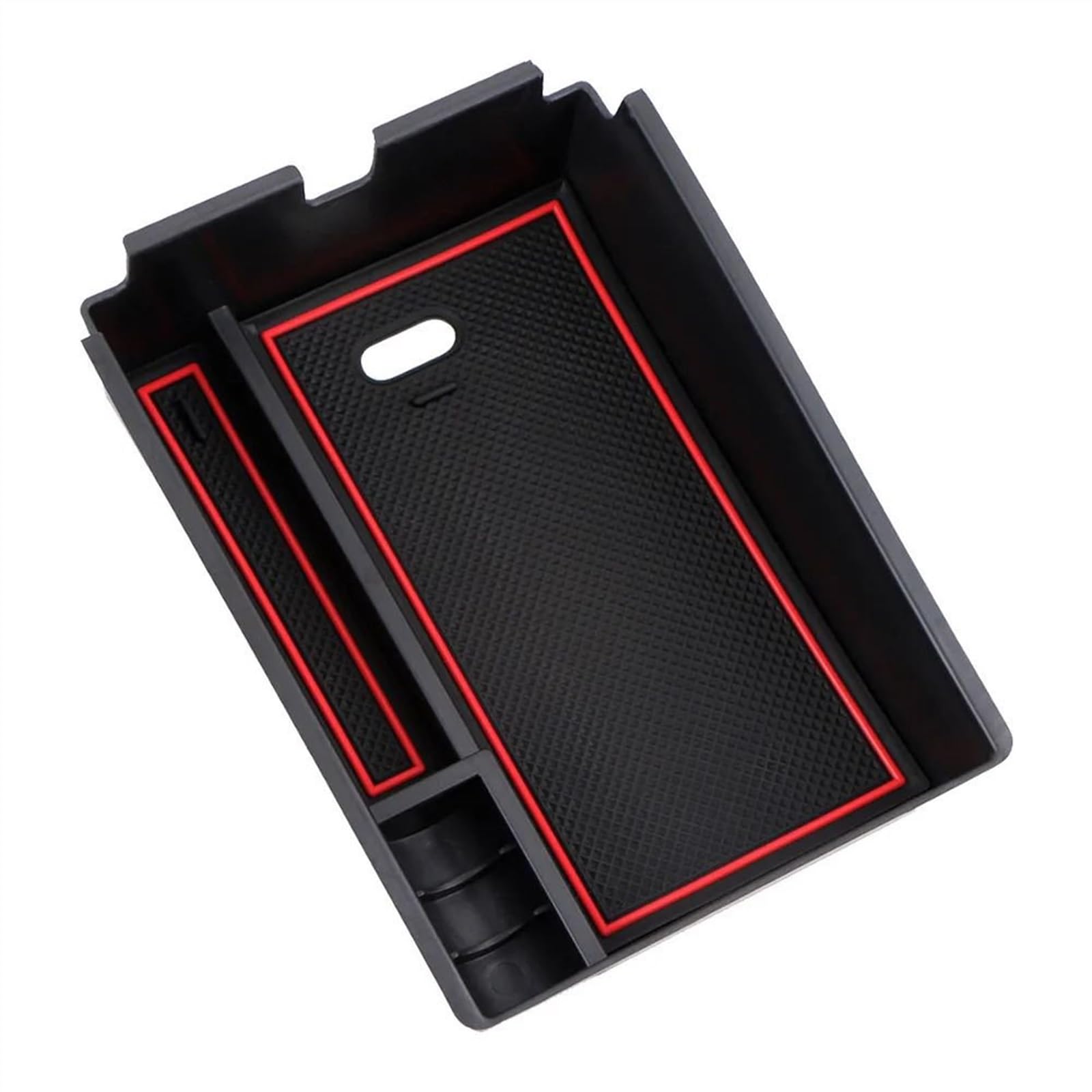 FVBFCDX Armrest Organizer Compatible With Kia For Sportage NQ5 2022 Car Central Control Armrest Storage Box Automotive Interior Accessories(Red)