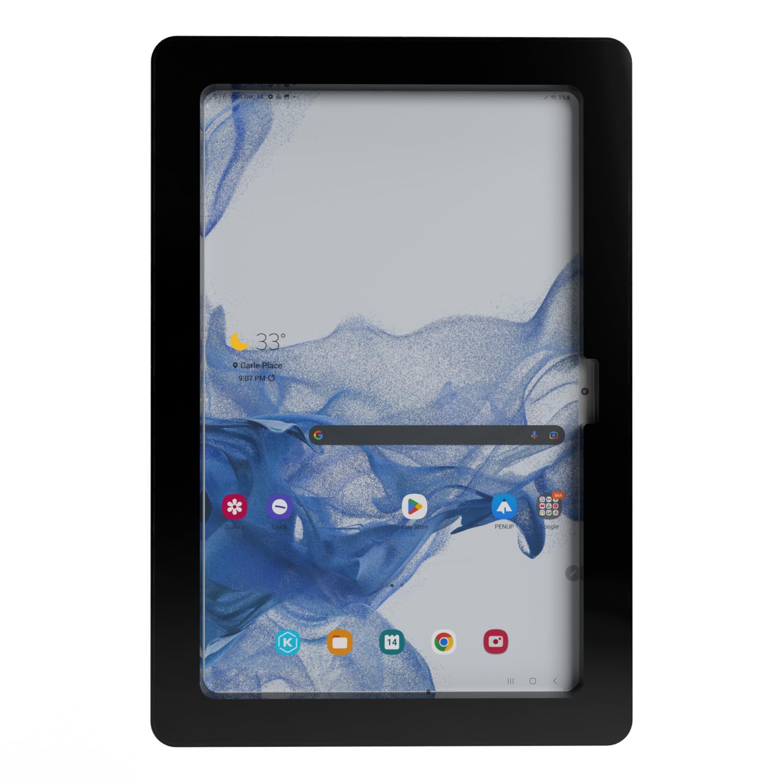 TABcare Security Anti-Theft Acrylic VESA Enclosure for Samsung Galaxy TAB A9+ 11 with Wall Mount Kit (Black, TAB A9+ 11)