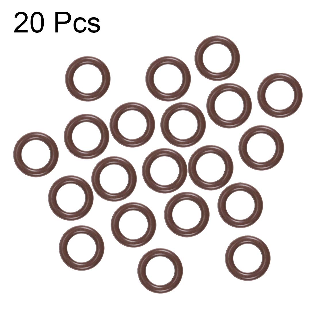 Fluor Caoutchouc Joints Toriques 10mm Diamètre Externe 8mm Diam Tre Interne 1mm Largeur M Trique Fkm Joint Tanch It Paquet De 25